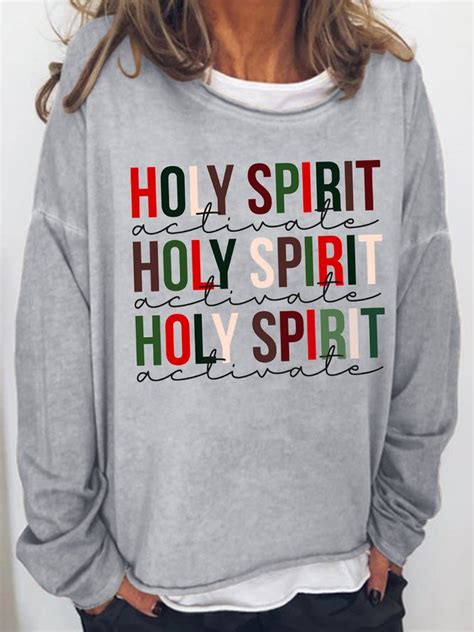 Experience the Power of the Holy Spirit with Our Sweatshirt